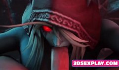 3D Sex Compilation of the best Girl from World Warcraft