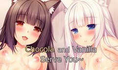 Chocola and Vanilla Serve you -hentai JOI (Patreon July) (Nekopara JOI, Wholesome, 3 Cum Points)