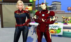 Captain Marvel Fucked by Iron Man Marvel Porn
