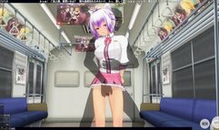 3D HENTAI Subway Schoolgirl let her Butt be Inserted