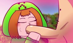 Minecraft Creeper-Girl Sucks Dick and Gets Fucked After! Porn Uncensored