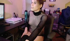 Goth look from Chaturbate Stream 4-17-21