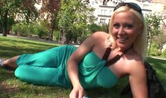 Innocent czech girl at park is seduced for fuck