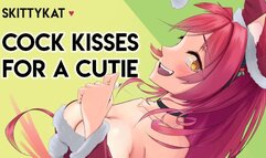 Gentle Femdom || Cock Kisses For a Cutie [Big step-sis + Virgin listener] [Lipstick kisses]