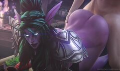 Tyrande Whisperwind big ass fuck - Warcraft (Fpsblyck)