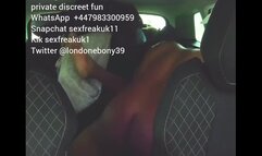 Taking her pussy car back seat London