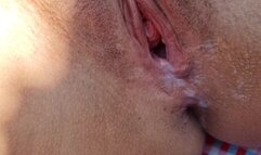 Trailer Couple Female Masturbation Orgasm + Cum in Pussy at the Naturist Reserve + 3 Squirts 4K