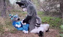 Horny furries fuck in the wild