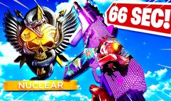 FAST 66 SECOND NUCLEAR in BLACK OPS COLD WAR! (BOCW Fast Nuclear Gameplay)
