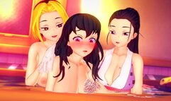 Dream Life of Fucking the Three Wives of Tengen Uzui - Demon Slayer Anime Hentai 3d SFM Compilation