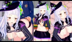 [Hentai Game Koikatsu! ]Have sex with Big tits Vtuber Murasaki Shion.3DCG Erotic Anime Video.