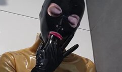 Indulging in the Pleasure: A Latex Catsuit Exhibitionism Show