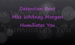 Whitney Morgan: Detention Brat Humiliates You - wmv