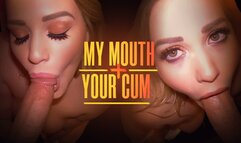 My mouth + Your Cum = (Leave the answer in the comments) l MIA MALKOVA