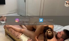 amateur MILF swallows the load after giving blowjob