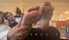 Casual Foot Rub
