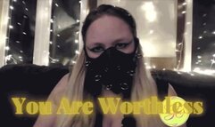 You Are Worthless! Unleash Your Inner Submissive: Watch This Powerful Femdom Dominate You through Humiliation ~ Verbal Humiliation & Dominant Mask Fetish ~ Ms Construed is a Powerful Masked Domme Who Loves To Verbally Humiliate You ~ 1080p HD