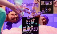 Facesitting on Beta - Beta Censored Ass Worship Femdom POV Tease & Denial with Mistress Mystique - MP4