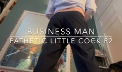 BUSINESS MAN SUCKING FUCKING FAT BOI WITH SMALL PATHETIC COCK P2