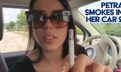 Petra smokes in her car 2 - FULL HD
