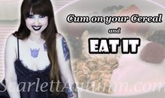Cum on your Cereal and Eat it - MP4 HD 1080p