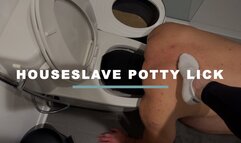 Houseslave Potty Lick