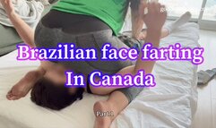 Brazilian face fart in Canada - Marcy Brazil