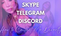 SKYPE TELEGRAM DISCORD IDs - Jessica Dynamic