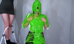 Sissy Trans Girl Nicole Soaked With Green Slime by Lilin