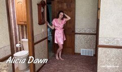 Alicia Dawn 4k Strips Nude & Display Tease