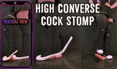 High School Girl in High Converse Stomping on your Cock - with TamyStarly - (Vertical Version) Heeljob, Femdom, Shoejob, Ball Stomping, Foot Fetish Domination, Footjob, Cock Board, Crush, Trampling