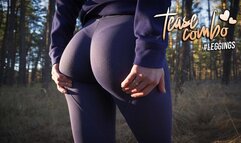 Latina Milf In Super Tight Yoga Pants Teasing Her Amazing Ass In The Forest