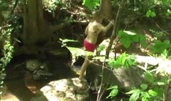 Hiker Fucks And Cums In Her Mouth While Carmen Sunbathing On The Creek! (1st half mp4 sd)