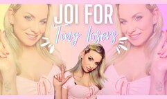 JOI For Tiny Losers 1080MP4 - Goddess Aurora Jade - Bratty blonde Barbie humiliates you for your small loser dick and tells you how to jerk off
