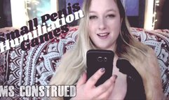 Small Penis Humiliation Games by Ms Construed ~ Blackmail Fantasy & SPH ~ Ms Construed Invites You Over To Play Some Games And Once You Are There She Has You Trapped Forever ~ 1080p HD