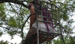 Maya Homerton - Cruel Supertight Chair Tie in a Public Park - Part 1 mp4 SD