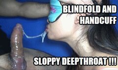 DEEP THROAT SPIT FETISH 230711H VIOLET THROAT FUCKING BLINDFOLD AND HANDCUFFED HD WMV