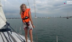 Moaning Model Falls Off yacht In Lifejacket