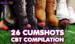 CBT Cumshots Compilation 2! (Slave POV and Front Version) with TamyStarly - Bootjob, Ballbusting, Femdom, Shoejob, Crush, Ball Stomping, Foot Fetish Domination, Footjob, Cock Board