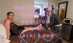 Vanilla Guy's creampie audition with Jacki Love (1080p)