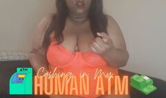 Cashing Out My Human ATM | featuring: Ebony BBW Femdom Findom Homewrecking POV Humiliation (720P MP4)