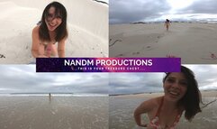 Beach Naked Blowjob HandJob Cum Play_MP4 HD