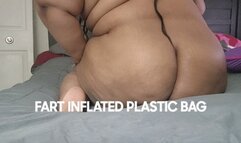 FART INFLATED PLASTIC BAG