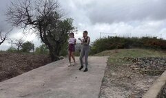 Extended Bondage Walk Training for two sexy Spanish Girls - Part 2 mp4 SD