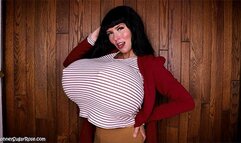 * 854x480p * Big Fake HUGE Tits Inflation Breast Expansion Hose Filling Fantasy With Daphney Rose - Mp4