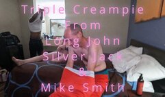 Triple cumshot Thursday with Long John, Silver Jack, and MIke Smith (1080p)