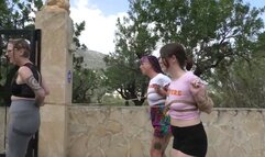 Extended Bondage Walk Training for two sexy Spanish Girls - Full Clip wmv HD