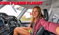 VIKA 2 PILOT OF THE AIRCRAFT BARE LEGS PEDAL PUMPING FAST DRIVING 200 KMH (4K VIDEO RESOLUTION)