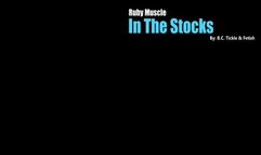 Ruby Muscle In The Stocks (Small)