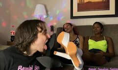 Meiko and Phoenix's Boot Worship Party - wmv